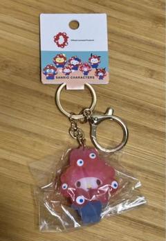 最終価格　キティ　マイメロディ　カラビナ付きキーホルダー2個セット 大阪万博 最終価格 キティ マイメロディ カラビナ付きキーホルダー2個