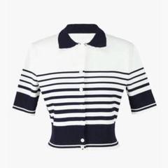 即日発送　Bibiy. ROSIE SHIRT KNIT NAVY Bibiy. ROSIE SHIRT KNIT NAVY - メルカリ