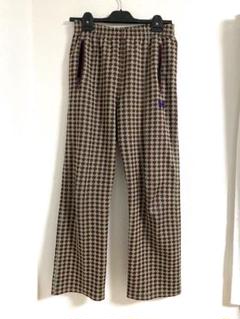 Needles 20aw 総柄 千鳥柄 トラックパンツ Needles(ニードルス) TRACK PANT POLY JQ 総柄トラックパンツ