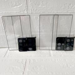 Xperia系？保護フィルムセット 4ペア 大容量 黒枠 2箱セット