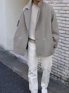 美品⭐︎SEEALL シーオール　ノーカラー ベージュジャケット　38 SEEALL（シーオール）の「Lee×SEEALL JACKET（ノーカラー