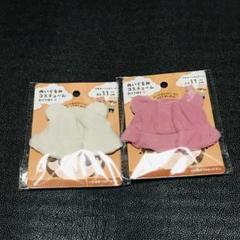 くま　帽子　ピンク　白