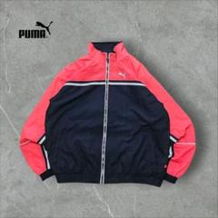 90s PUMA プーマ ナイロンジャケット ブルゾン 古着 刺繍ロゴ