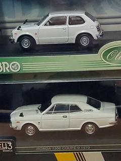 2台セット】エブロホンダシビック(初期型) 1300クーペ1/43