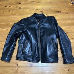 本革70’s vintageレザーシングルライダースジャケットXLバイカー 本革70's vintageレザーシングルライダースジャケットXLバイカー