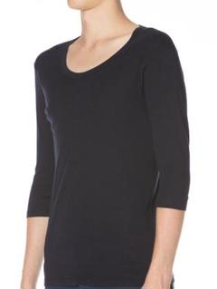 アタッチメント attachment 七分袖 Tシャツ カットソー メンズ 紺