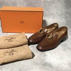エルメス HERMES (36.5) 革靴 シェーヌダンクル レザーローファー エルメス HERMES (36.5) 革靴 シェーヌダンクル レザー