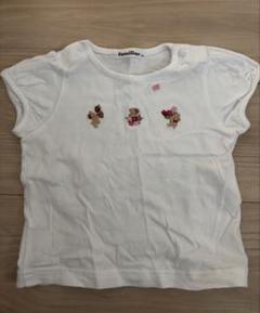 familiar 刺繍Tシャツ 80サイズ 白