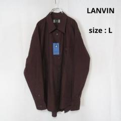 LANVIN / relax size long sleeve shirts L