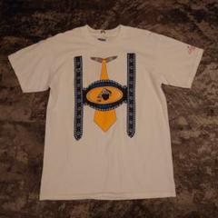 GILDAN　フロントプリントtシャツ　Mサイズ　ホワイト　コットン　4318