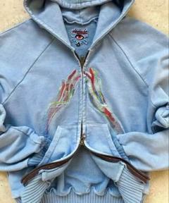 House of errors hoodie似　ダブルジップパーカー House of errors hoodie ダブルジップパーカーblessu