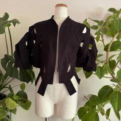 limifeuリミフゥ編み込みショート半袖ブルゾン00136 limifeuリミフゥ編み込みショート半袖ブルゾン00136 - メルカリ