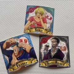 ワンピース　バースデー　ステッカー　サンジ　フランキー　ミホークのサムネイル