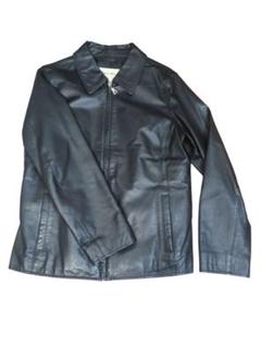 レア エディーバウアー レザージャケット 羊革 シープスキン シングル 黒 OLD EDDIE BAUER sheep leather blouson レザー エディー