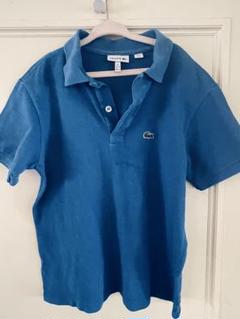 ラコステ LACOSTE ポロシャツ 140 青 ブルー 半袖 キッズ 男の子