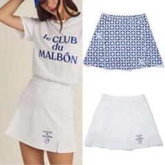 Malbon ゴルフ レディース 針織ベスト＆スカートセット Malbon Golf(マルボンゴルフ) セットアップ(レディース) - 海外