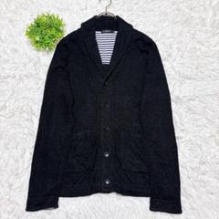 【スリック】 SLICK カーディガン 長袖 ブラック （S） ネック 羽織