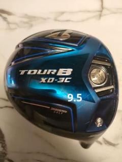 希少ブルー良品！TOUR B XD-3C 9.5度 純正ヘッドカバー付き ヘッド
