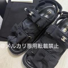 CHANELリボンスポーツサンダル♡
