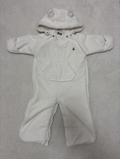 baby gap フード付きロンパース 70 くま耳ロンパース カバーオール
