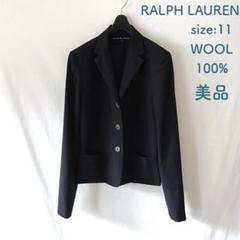 美品 RALPH LAUREN ウール テーラードジャケット 11 ネイビーのサムネイル