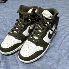 Nike Dunk High オリーブ/ホワイト