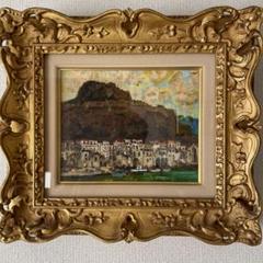 【真作】児玉幸雄「シシリー島」油彩 3号 真作】児玉幸雄「シシリー島」油彩 3号 - メルカリ