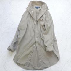 90s ラルフローレン BLAIRE 長袖シャツ チノシャツ アースカラー 　L