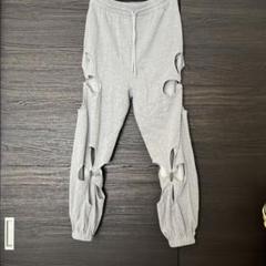 nyxu フラワースウェットパンツ nyxu Full of holes pants スウェットパンツ フラワー - メルカリ