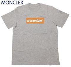 新品　MONCLER　モンクレール　Tシャツ　刺繍ロゴ　Lサイズ　ボックスロゴ
