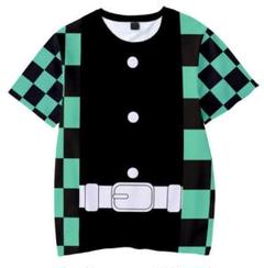 値下げ 鬼滅の刃 3D 半袖 Tシャツ 子供服も大人サイズも 【竈門 炭治郎】