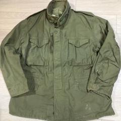 希少 米軍実物 M-65 フィールドジャケット 2nd アルミジップ L-R