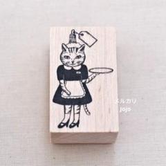 horime tougeiさん　ラバースタンプ　制服猫さん