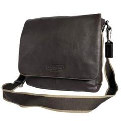 COACH コーチF70555 レザーショルダー 茶 調整可 美品