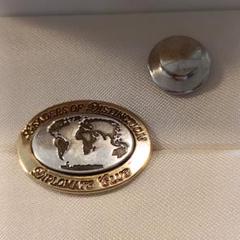 ティファニー　ピンバッジ　18K 925　Diplomats Club