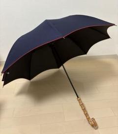 芦屋ロサブラン 長傘 ミドル 55cm ネイビーレッド