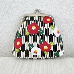ハンドメイド　がま口財布　ポーチ　小物入れ　小銭入れ　コインケース　縁起柄