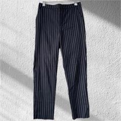 美品☆ハッシュアッシュ ストライプパンツ Mイージーパンツ レギンス スラックス