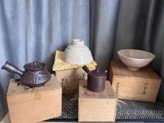 萩焼 塔陶山窯 平野教道 茶碗 共箱付 和食器 茶道具
