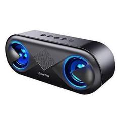 新品送料無料!ブルートゥ―ススピーカー 高音質 重低音 充電式マイク搭載LED