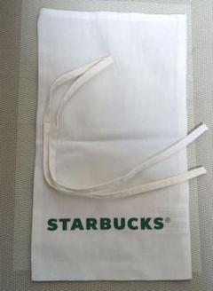スターバックス コットン 巾着　ホワイト