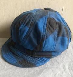 レア NEWYORK HAT CO. チェックシャツリメイクキャスケット