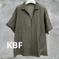 KBF レース 開襟シャツ