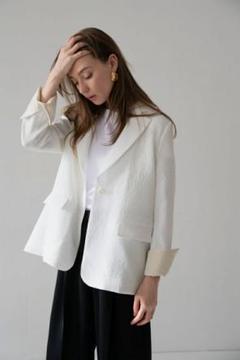 maison de dolce. フルールジャケット XSサイズ　新品未使用品 楽天市場】フルールジャケット/beige : maison de Dolce.