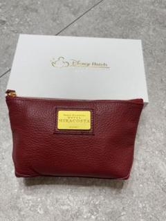 【未使用】ディズニーホテル ミラコスタ ポーチ 赤 未使用】ディズニーホテル ミラコスタ ポーチ 赤 - メルカリ