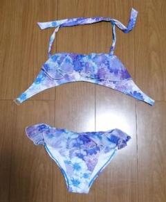 花柄 セパレートタイプ水着3点セット