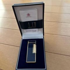 Dunhill ダンヒル ガスライター シグネチャー ゴールド 箱付き