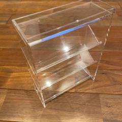 無印良品 アクリルボトルスタンド3段