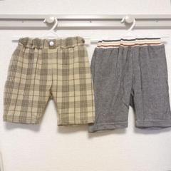 ハーフパンツ 110cm チェック ストライプ 半ズボン まとめ売り