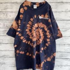 古着 ポートアンドカンパニー Tシャツ ブリーチ リメイク タイダイ ネイビー紺